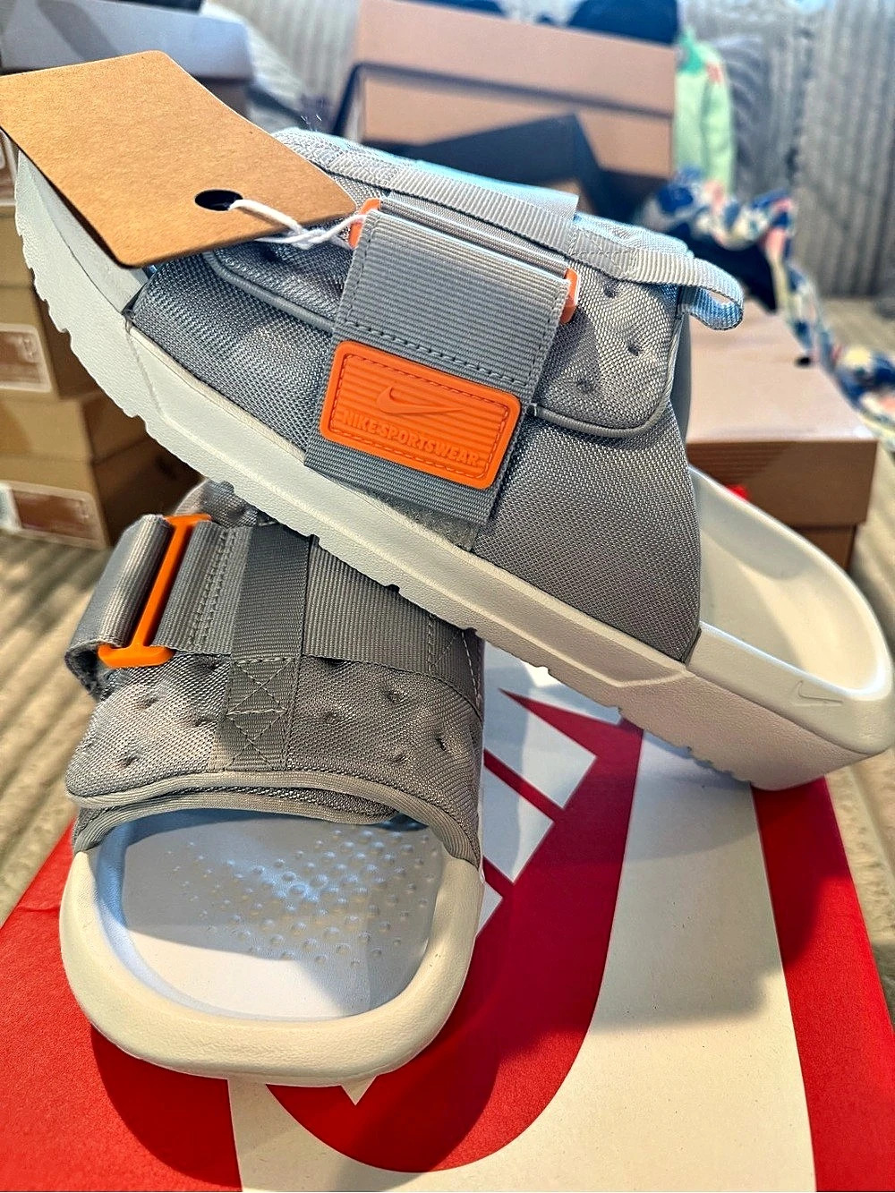 Nike Asuna 3 Orange Slides US women’s 11 mens 10